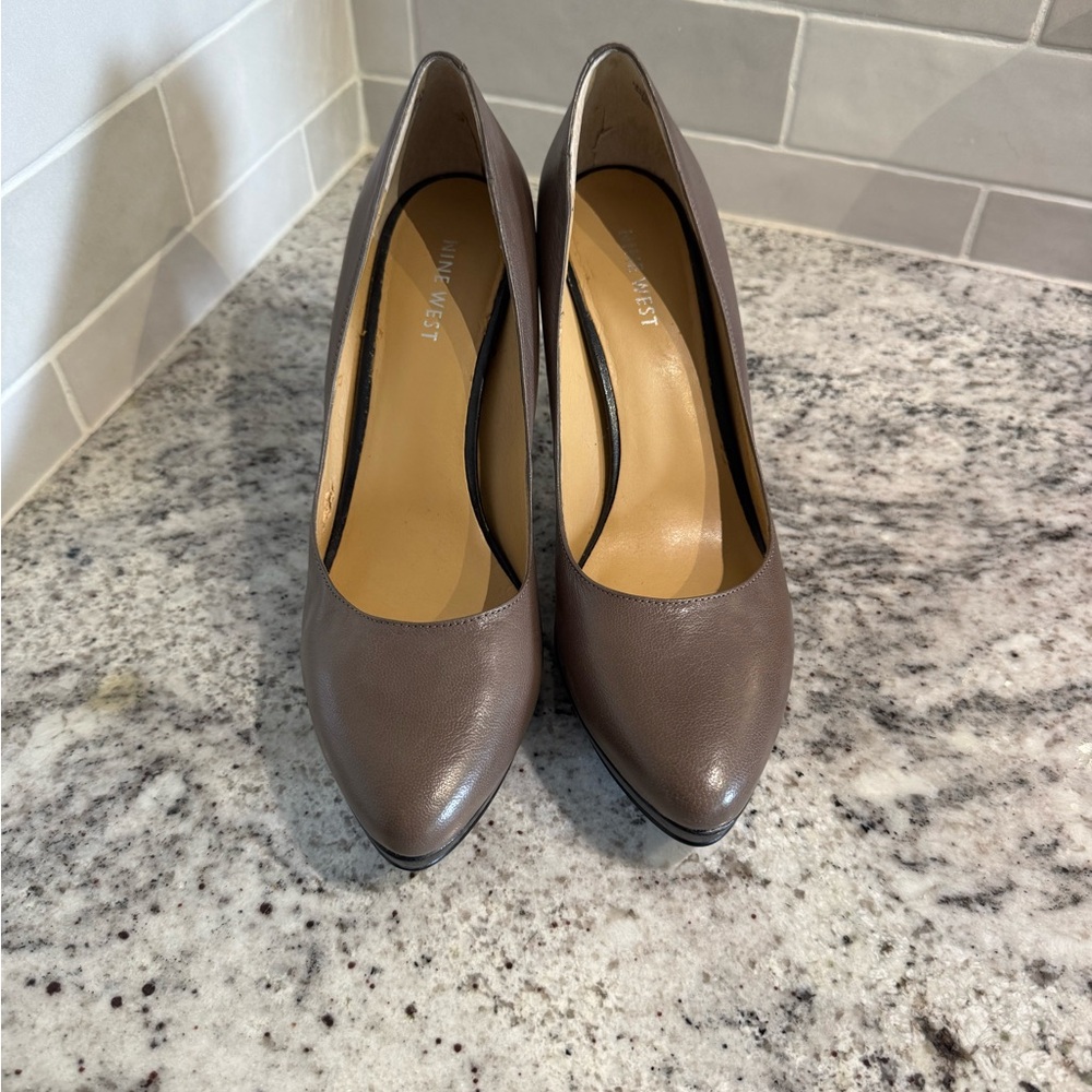Nine West Taupe Heels for Women